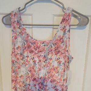 Vanni Floral Pink and White Women's Top
